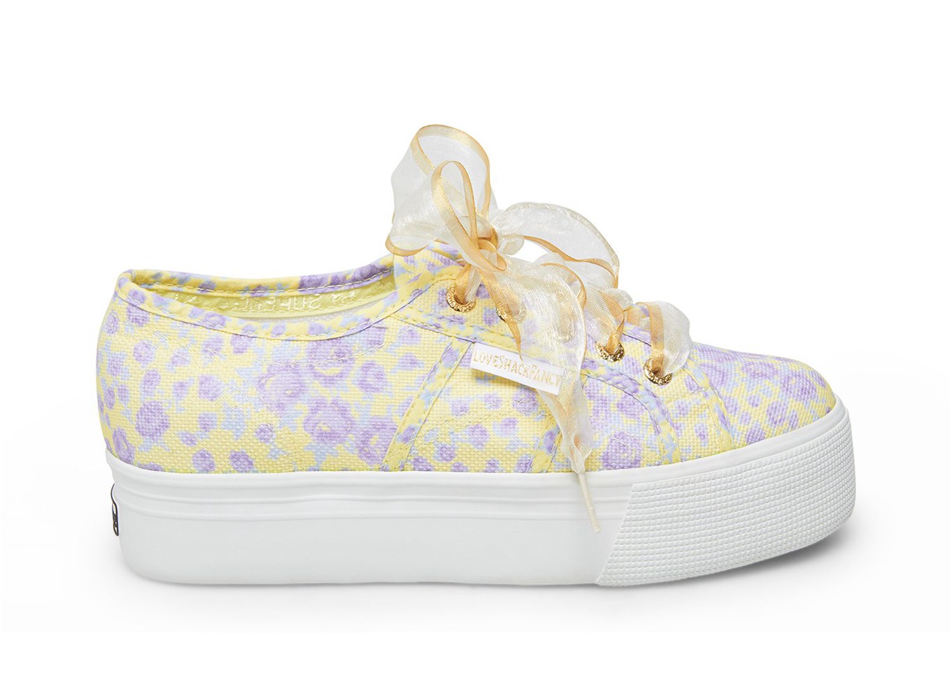 Platform Feminino Roxo/Amarelas/Branco - Superga 2790 Fancotbindingsw - LGRBJ-2407